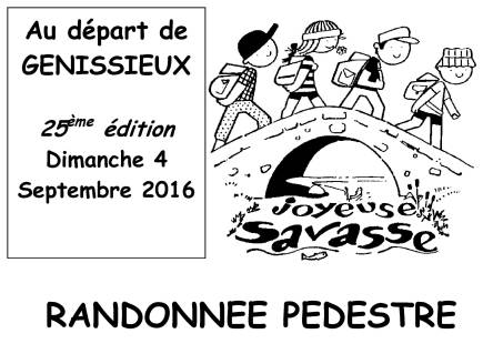 LA JOYEUSE SAVASSE DIM. 4 SEPT.