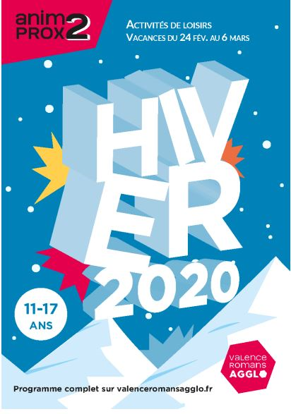 PROGRAMME ANIM2PROX VACANCES D&rsquo;HIVER 2020