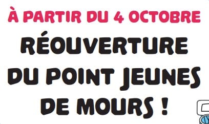 Réouverture du point jeunes de Mours-Saint-Eusèbe