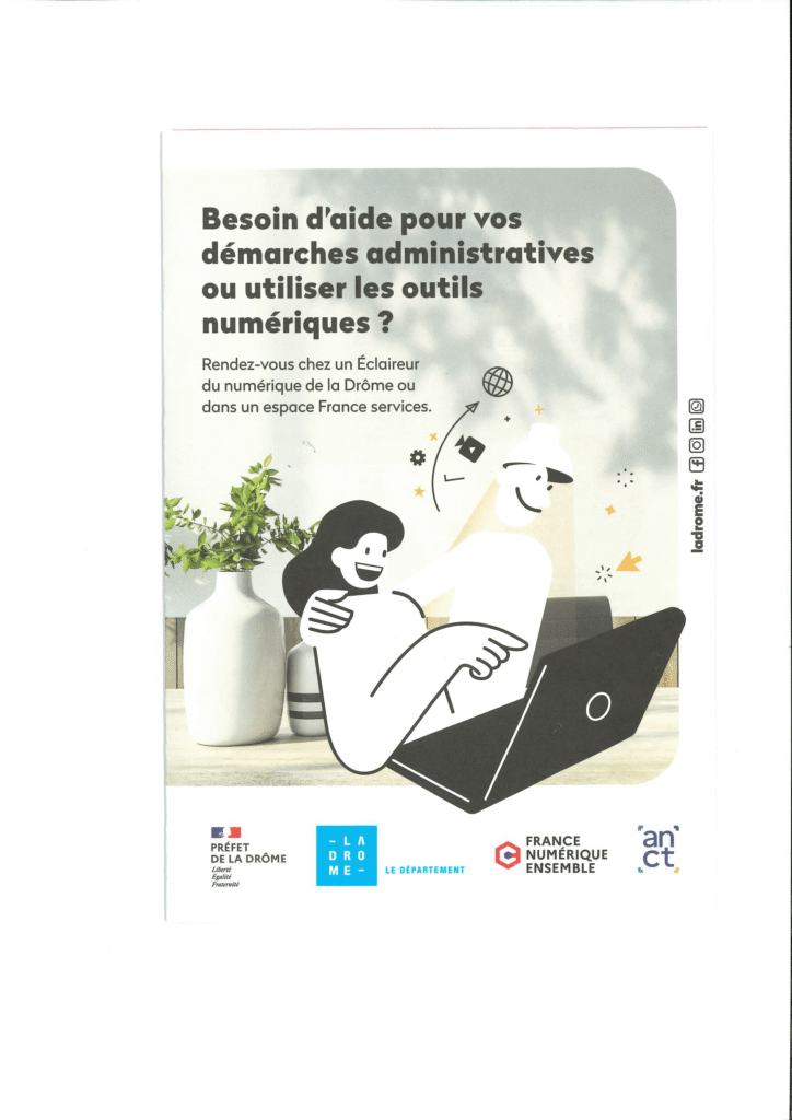 Besoin d&rsquo;aide pour vos démarches administratives ou utiliser les outils numériques
